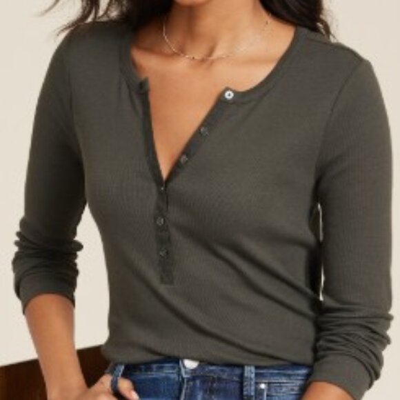 Maurices Raven Long Sleeve Henley - Picture 2 of 8
